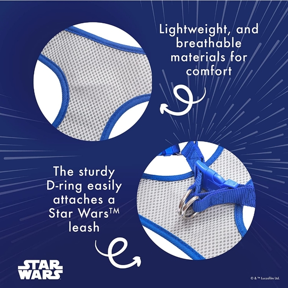 NWT Star Wars R2D2 animal harness, size small - Picture 5 of 6